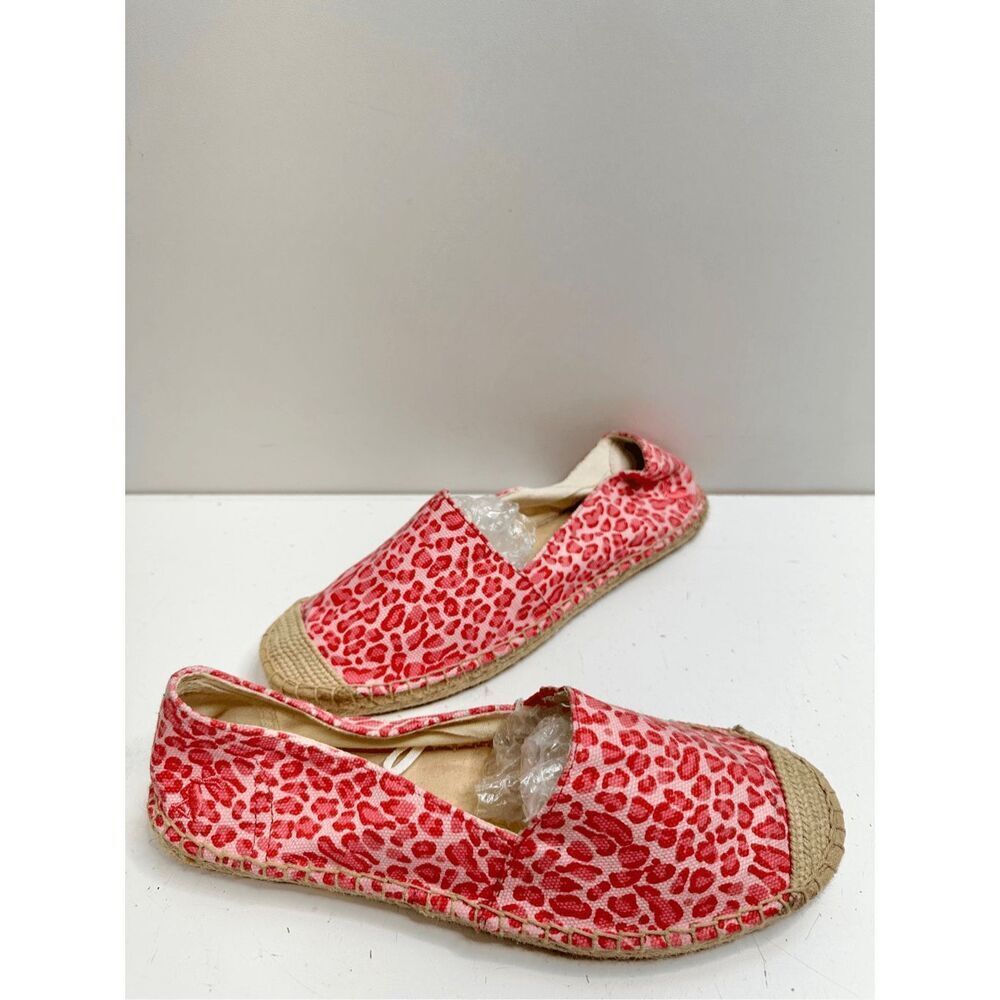 Joules Espadrilles Womens Size 9US Pink Leopard Print Slip On Shelbury Shoes NEW - Picture 8 of 10